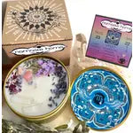 Zodiac crystal candles