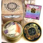 Zodiac crystal candles